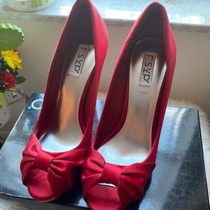RSVP Red Bow Heels